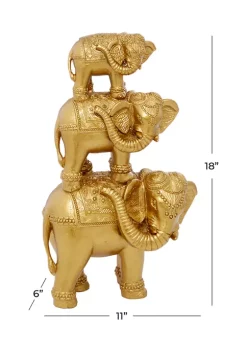 Budget 🎉 Glam Polystone Sculpture by Monroe Lane 💯 -Monroe Lane Sales Belk 7655