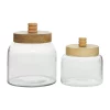 New 🛒 Farmhouse Glass Canisters - Set of 2 by Monroe Lane ✔️