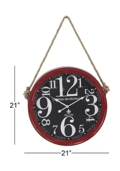 New 🔔 Wood Wall Clock by Monroe Lane 🛒 -Monroe Lane Sales Belk 7683