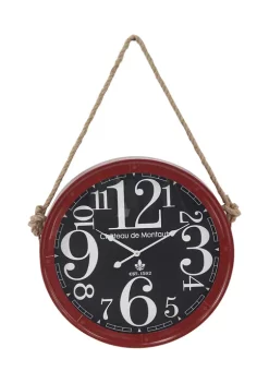 New 🔔 Wood Wall Clock by Monroe Lane 🛒 -Monroe Lane Sales Belk 7686
