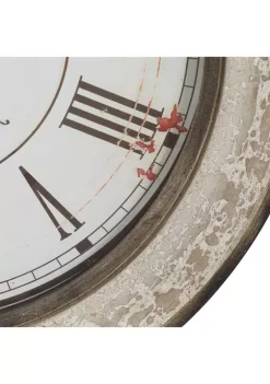 Best Sale 🥰 Vintage Wood Wall Clock by Monroe Lane 👏 -Monroe Lane Sales Belk 7689