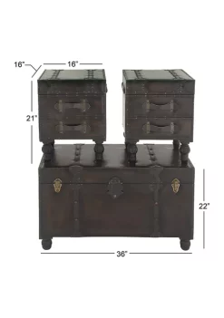 Best deal 🔥 Traditional Wood Bench - Set of 3 by Monroe Lane 😍 -Monroe Lane Sales Belk 7702