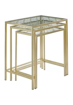 New 💯 Idaho Vandals Contemporary Metal Accent Table - Set of 3 by Monroe Lane 🧨 -Monroe Lane Sales Belk 7707