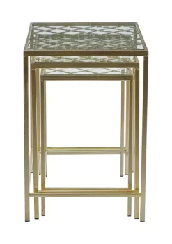 New 💯 Idaho Vandals Contemporary Metal Accent Table - Set of 3 by Monroe Lane 🧨 -Monroe Lane Sales Belk 7709