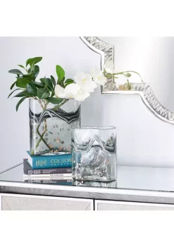 New 🛒 Contemporary Glass Vase - Set of 2 by Monroe Lane 🛒 -Monroe Lane Sales Belk 7720