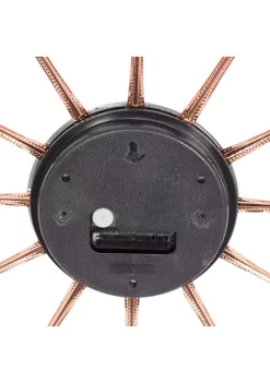 Best Pirce 👍 Eclectic Metal Wall Clock by Monroe Lane 👏 -Monroe Lane Sales Belk 7739