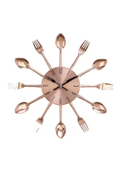 Best Pirce 👍 Eclectic Metal Wall Clock by Monroe Lane 👏 -Monroe Lane Sales Belk 7741