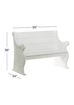 Coupon 💯 Farmhouse Wood Storage Bench by Monroe Lane 🔥 -Monroe Lane Sales Belk 7758