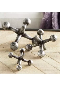 Wholesale 🎉 Modern Metal Sculpture - Set of 3 by Monroe Lane 😉 -Monroe Lane Sales Belk 7765