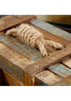 Hot Sale 🔥 Coastal Wood Box - Set of 2 by Monroe Lane 🛒 -Monroe Lane Sales Belk 7801