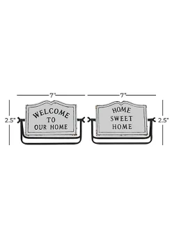 Cheapest ❤️ Farmhouse Metal Decorative Sign - Set of 2 by Monroe Lane ✔️ 9 Cheapest ❤️ Farmhouse Metal Decorative Sign - Set of 2 by Monroe Lane ✔️ -Monroe Lane Sales Belk 7820