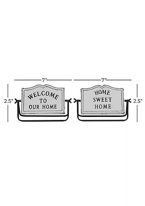 Cheapest ❤️ Farmhouse Metal Decorative Sign - Set of 2 by Monroe Lane ✔️ 4 Cheapest ❤️ Farmhouse Metal Decorative Sign - Set of 2 by Monroe Lane ✔️ - Image 4