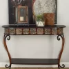 Best deal 🛒 Traditional Metal Console Table by Monroe Lane 🔔