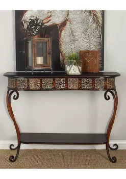 Best deal 🛒 Traditional Metal Console Table by Monroe Lane 🔔 -Monroe Lane Sales Belk 7880