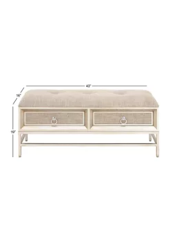 Budget 😉 Contemporary Linen Storage Bench by Monroe Lane 🔔 -Monroe Lane Sales Belk 7924