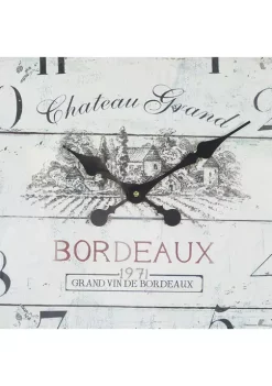 Hot Sale ❤️ Vintage Metal Wall Clock by Monroe Lane ⌛ -Monroe Lane Sales Belk 7946