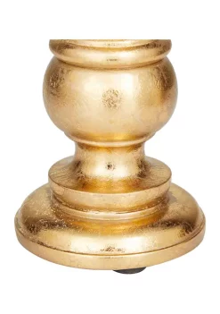 Budget 🔥 Traditional Mango Wood Candle Holder - Set of 3 by Monroe Lane 🎉 -Monroe Lane Sales Belk 796