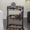 Promo 🛒 Industrial Metal Storage Cart by Monroe Lane ✔️