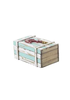 Best Pirce ✔️ Coastal Wood Box - Set of 2 by Monroe Lane 🤩 -Monroe Lane Sales Belk 8030