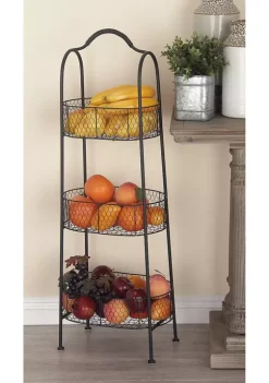 Discount 🔔 Farmhouse Metal Storage Cart by Monroe Lane 😀 -Monroe Lane Sales Belk 8043