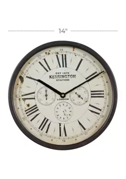 Coupon 🎉 Vintage Metal Wall Clock by Monroe Lane 🎉 -Monroe Lane Sales Belk 8055