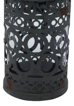 Hot Sale 🥰 Rustic Metal Candle Lantern - Set of 2 by Monroe Lane ⌛ -Monroe Lane Sales Belk 8060