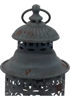 Hot Sale 🥰 Rustic Metal Candle Lantern - Set of 2 by Monroe Lane ⌛ -Monroe Lane Sales Belk 8061