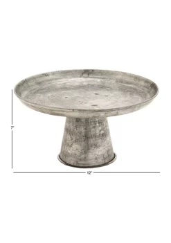 Buy 🌟 Farmhouse Metal Cake Stand by Monroe Lane ✔️ -Monroe Lane Sales Belk 8081