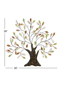 Best Sale 👏 Metal Capiz Tree Wall Art by Monroe Lane 🧨 -Monroe Lane Sales Belk 8160