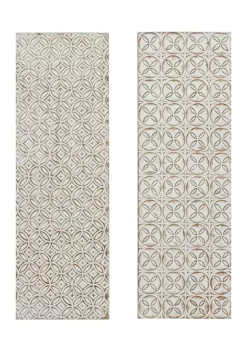 New π Traditional Wood Wall Decor - Set of 2 by Monroe Lane π§¨