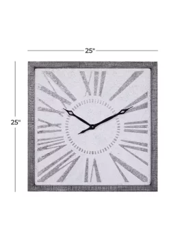 Wholesale ⌛ Farmhouse Metal Wall Clock by Monroe Lane 🔥 -Monroe Lane Sales Belk 8210