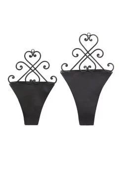 Best reviews of 👏 Traditional Metal Planter - Set of 2 by Monroe Lane 👏 -Monroe Lane Sales Belk 8241