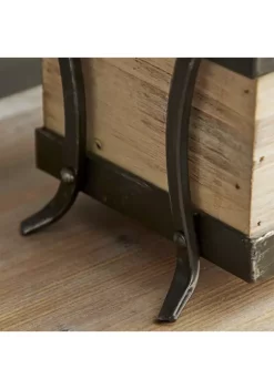 Promo 😉 Farmhouse Wood Tray by Monroe Lane ⭐ -Monroe Lane Sales Belk 8261