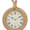 Wholesale 🤩 Coastal Jute Wall Clock by Monroe Lane 🔔
