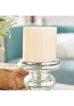 Best Pirce 👏 Traditional Glass Candle Holder - Set of 2 by Monroe Lane 🔥 -Monroe Lane Sales Belk 8297