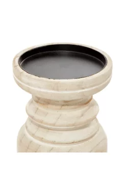 Best deal ❤️ Coastal Wood Candle Holder - Set of 3 by Monroe Lane 🌟 -Monroe Lane Sales Belk 8336