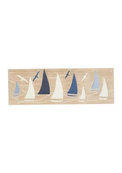 Buy 😀 Coastal Wood Wall Decor by Monroe Lane ✔️ -Monroe Lane Sales Belk 8364