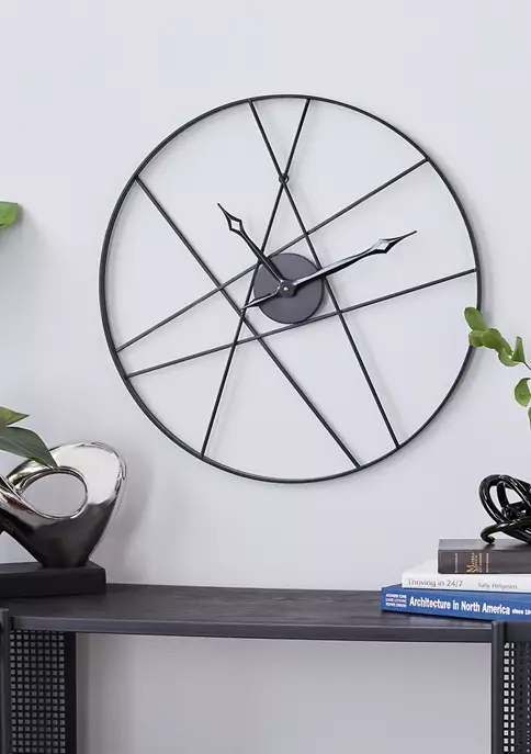 Best Pirce ❤️ Contemporary Metal Wall Clock by Monroe Lane ⭐ 2 Best Pirce ❤️ Contemporary Metal Wall Clock by Monroe Lane ⭐ - Image 2
