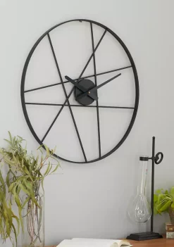 Best Pirce ❤️ Contemporary Metal Wall Clock by Monroe Lane ⭐ 10 Best Pirce ❤️ Contemporary Metal Wall Clock by Monroe Lane ⭐ -Monroe Lane Sales Belk 8367