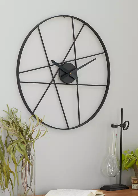 Best Pirce ❤️ Contemporary Metal Wall Clock by Monroe Lane ⭐ 3 Best Pirce ❤️ Contemporary Metal Wall Clock by Monroe Lane ⭐ - Image 3