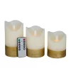 Cheapest 😍 Traditional Wax Flameless Candle - Set of 3 by Monroe Lane 💯