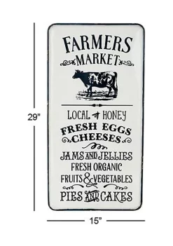 Top 10 ✔️ Farmhouse Metal Wall Decor by Monroe Lane ⌛ -Monroe Lane Sales Belk 8393