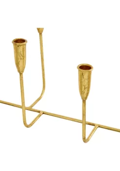 Buy 💯 Contemporary Metal Candelabra by Monroe Lane 👏 -Monroe Lane Sales Belk 84