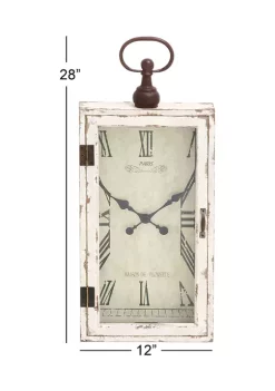 Best reviews of 🔔 Vintage Wood Wall Clock by Monroe Lane 🔔 -Monroe Lane Sales Belk 8410