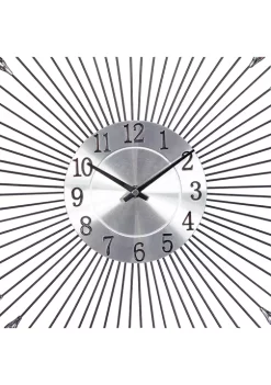 Best Pirce 😀 Modern Metal Wall Clock by Monroe Lane 🤩 -Monroe Lane Sales Belk 8427