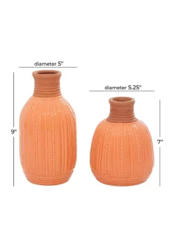 Deals 🎉 Modern Ceramic Vase - Set of 2 by Monroe Lane 🔔 -Monroe Lane Sales Belk 8458