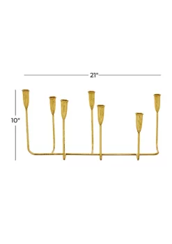 Buy 💯 Contemporary Metal Candelabra by Monroe Lane 👏 -Monroe Lane Sales Belk 85