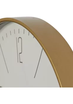 Wholesale 🧨 Contemporary Glass Wall Clock by Monroe Lane 🎁 -Monroe Lane Sales Belk 8510