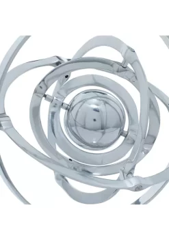 Best Pirce 🛒 Contemporary Aluminum Globe by Monroe Lane ⌛ -Monroe Lane Sales Belk 8523