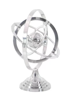 Best Pirce 🛒 Contemporary Aluminum Globe by Monroe Lane ⌛ -Monroe Lane Sales Belk 8525